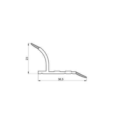 SP200 - Profilé d'étanchéité des cloisons